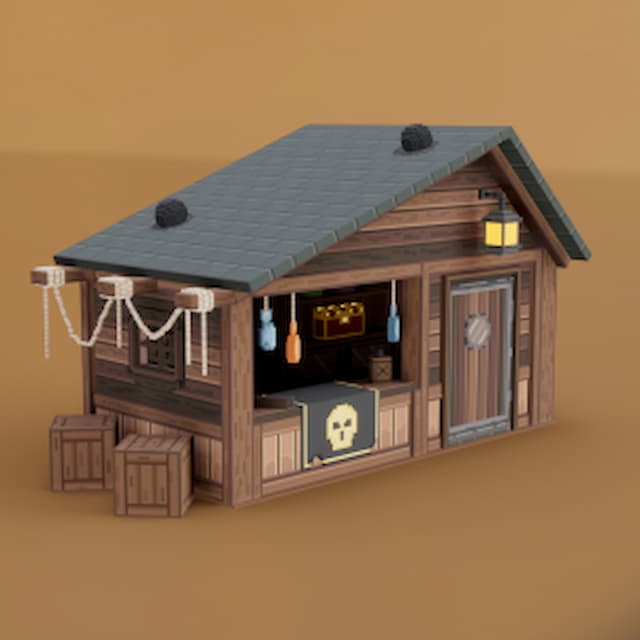 voxel pirate shop image